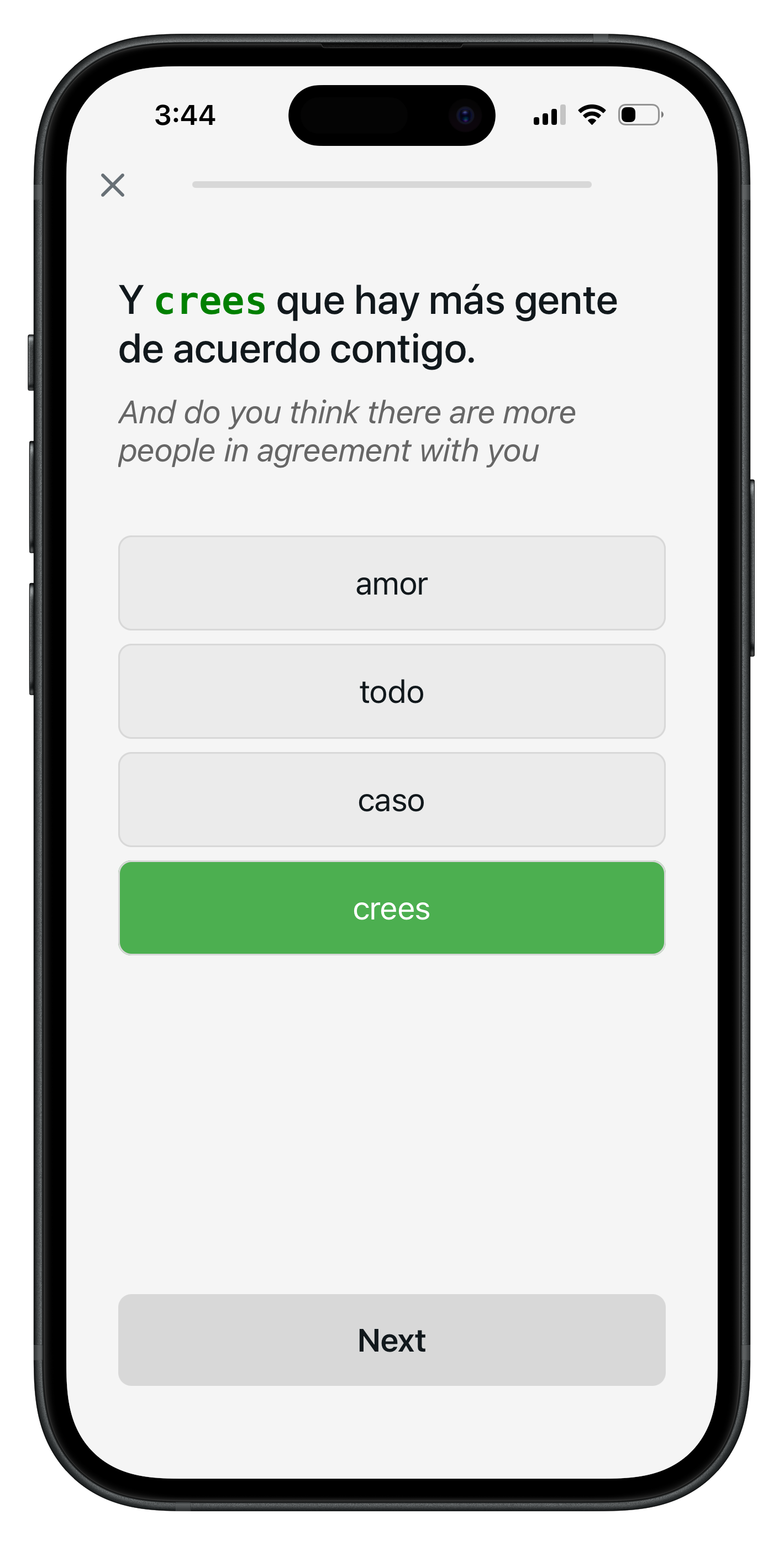 Bilingual app feature 2